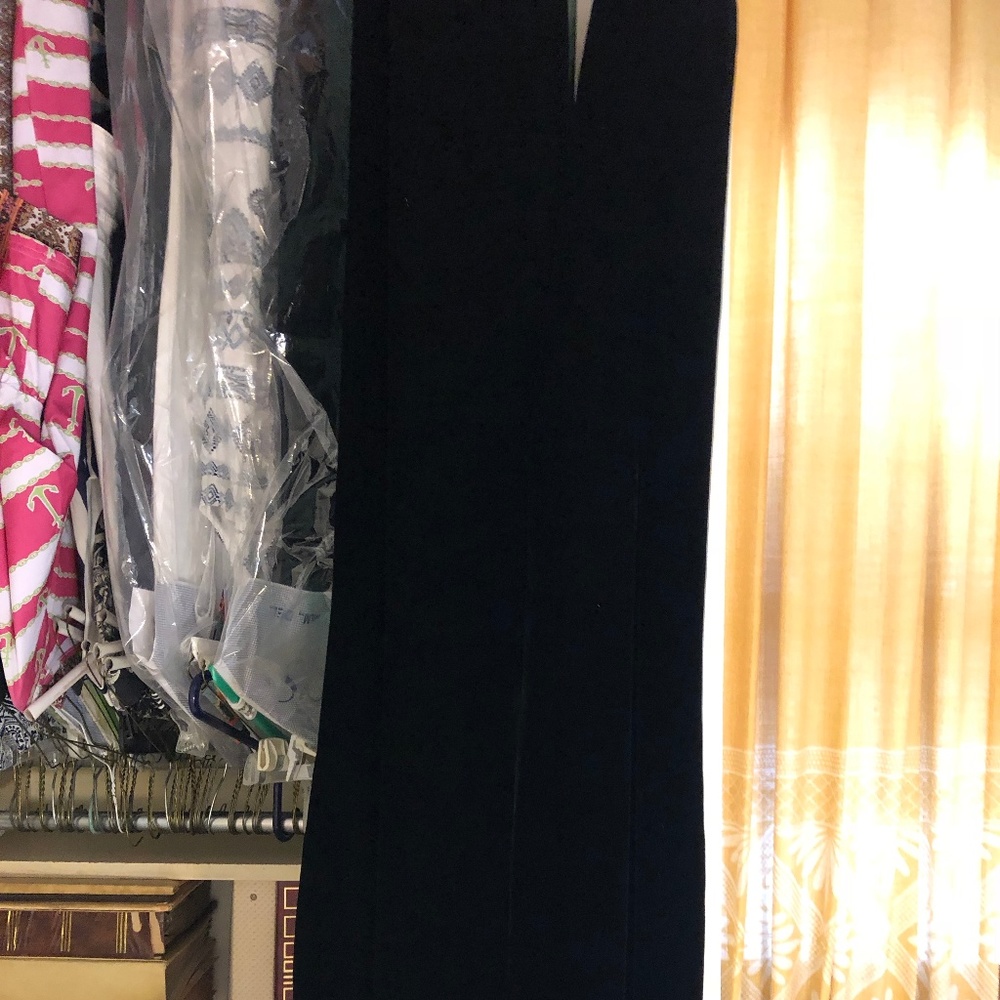 Velvet plazzo pants